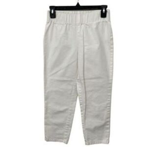 Soft Surroundings Women's Metro Denim Capri Pull-On Jeans White Denim‎ XS Petite